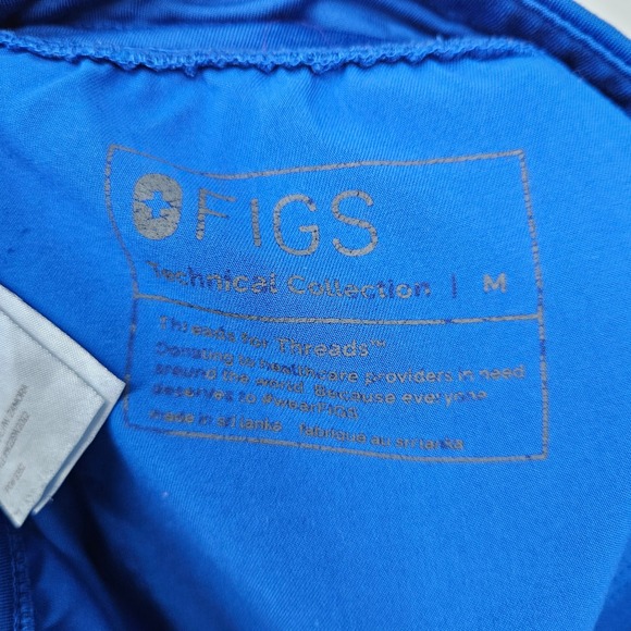 FIGS Pants Womens‎ Medium Zamora Jogger Blue Technical Scrub Medical Uniform - Picture 6 of 10